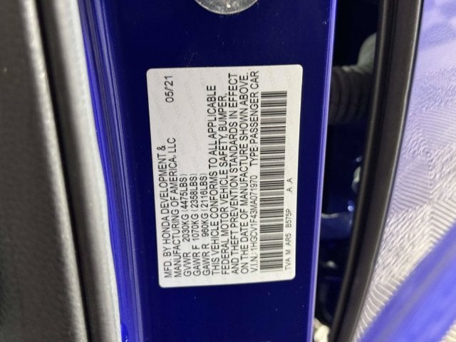 2021 Honda Accord Sport Special Edition
