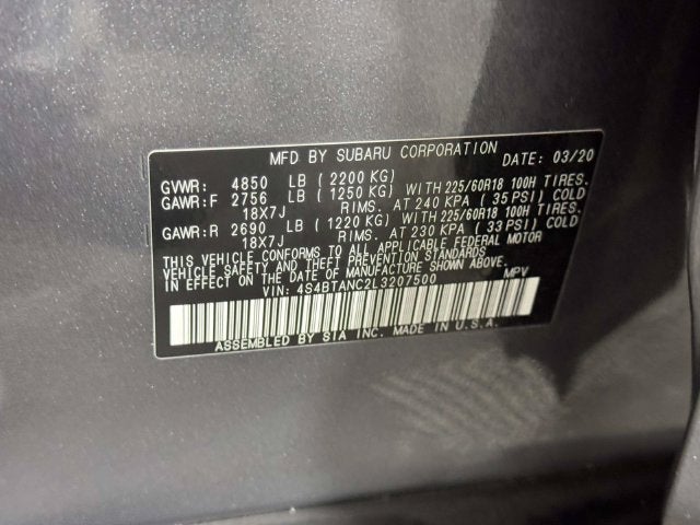 2020 Subaru Outback Limited