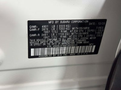 2026 Subaru Forester Touring