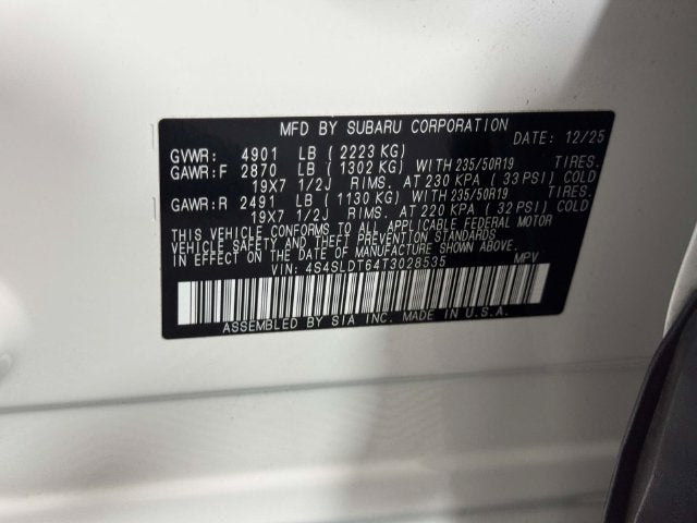 2026 Subaru Forester Touring