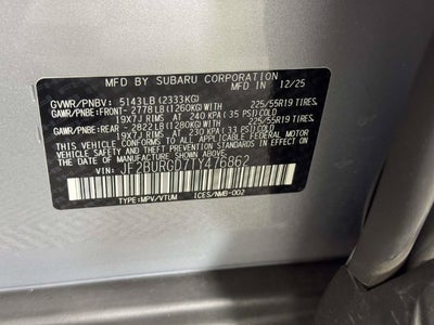 2026 Subaru Outback Limited XT
