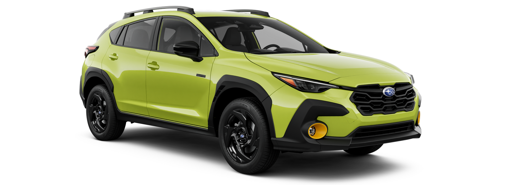 2026 Subaru Crosstrek Sport Hybrid Shown in Citron Yellow Pearl