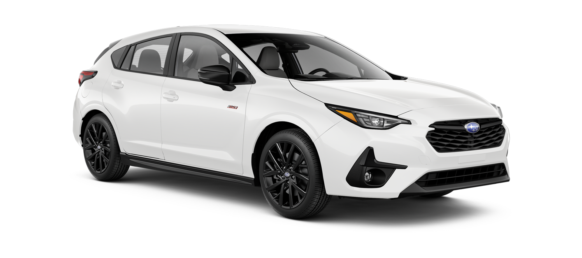 2025 Subaru Impreza RS Shown in Crystal White Pearl