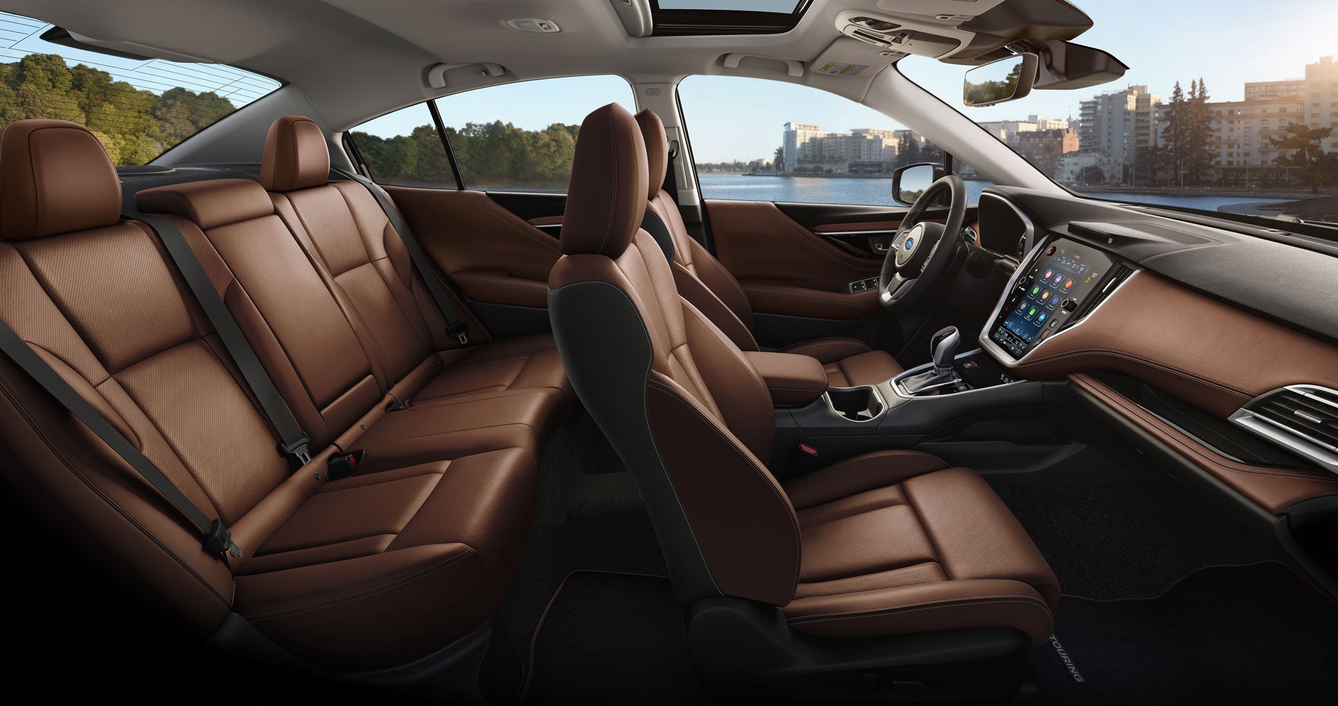 2025 Subaru Legacy Touring XT Shown in Java Nappa Leather