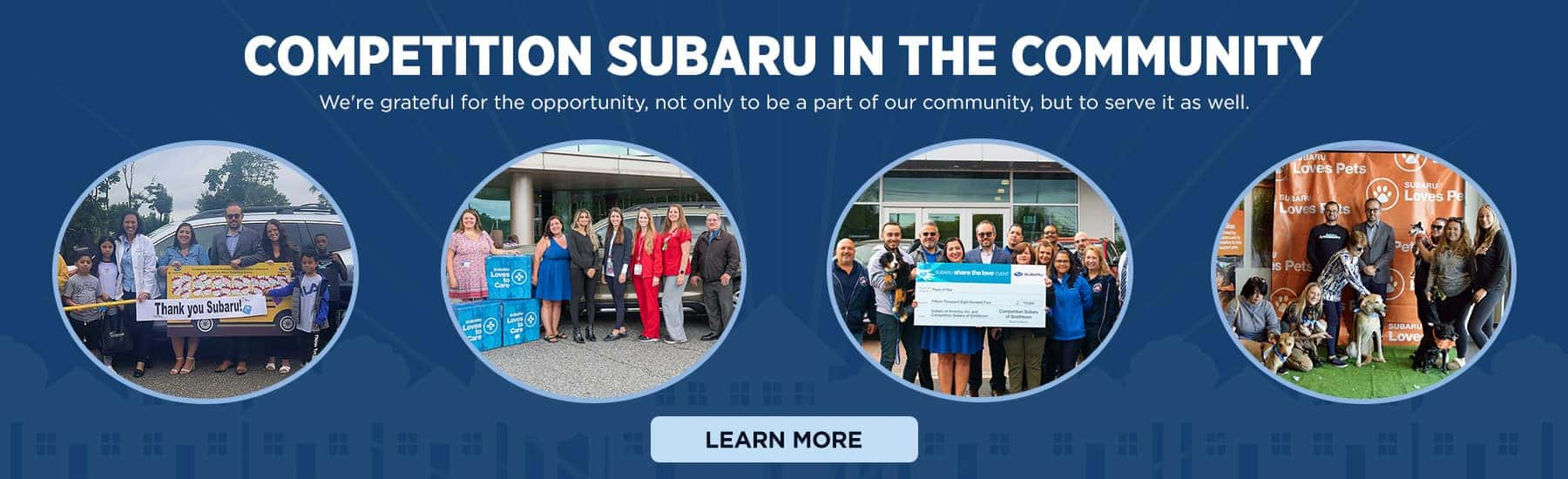 Competition Subaru in the Community at Competition Subaru of Smithtown in St James