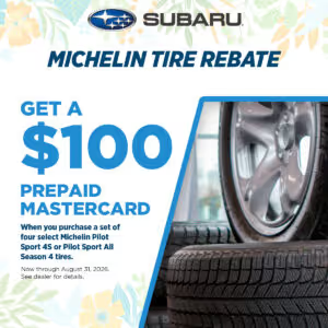 Michelin Tire Rebate